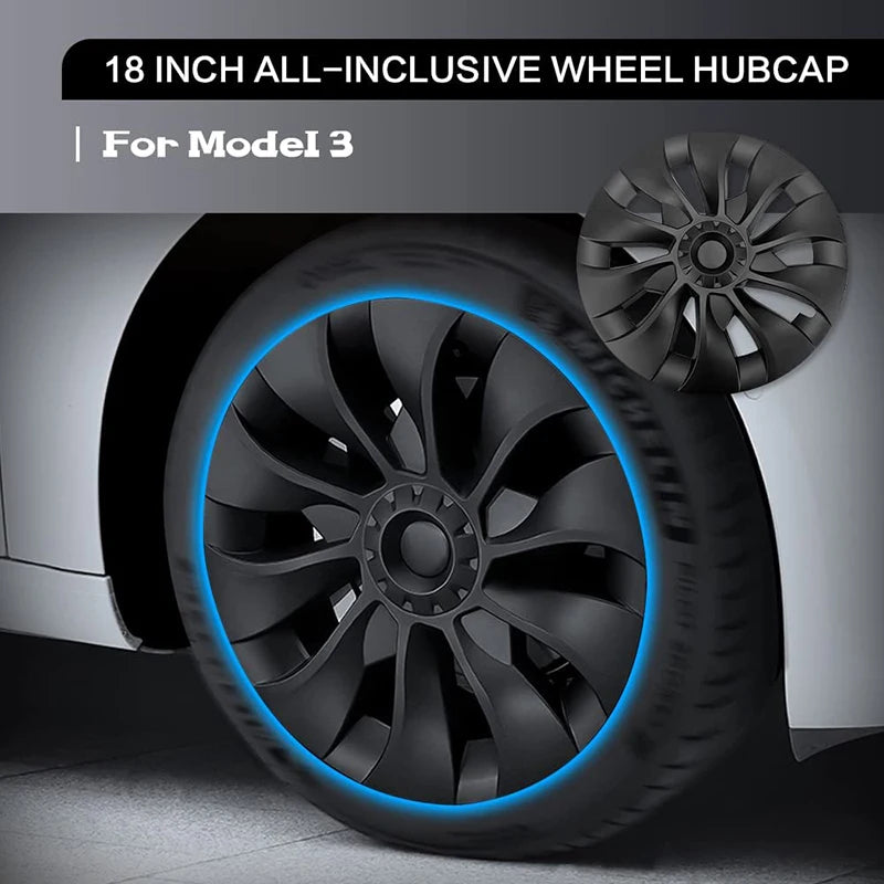 Teslahubs™ Wheel Cap 18-inch for Model 3