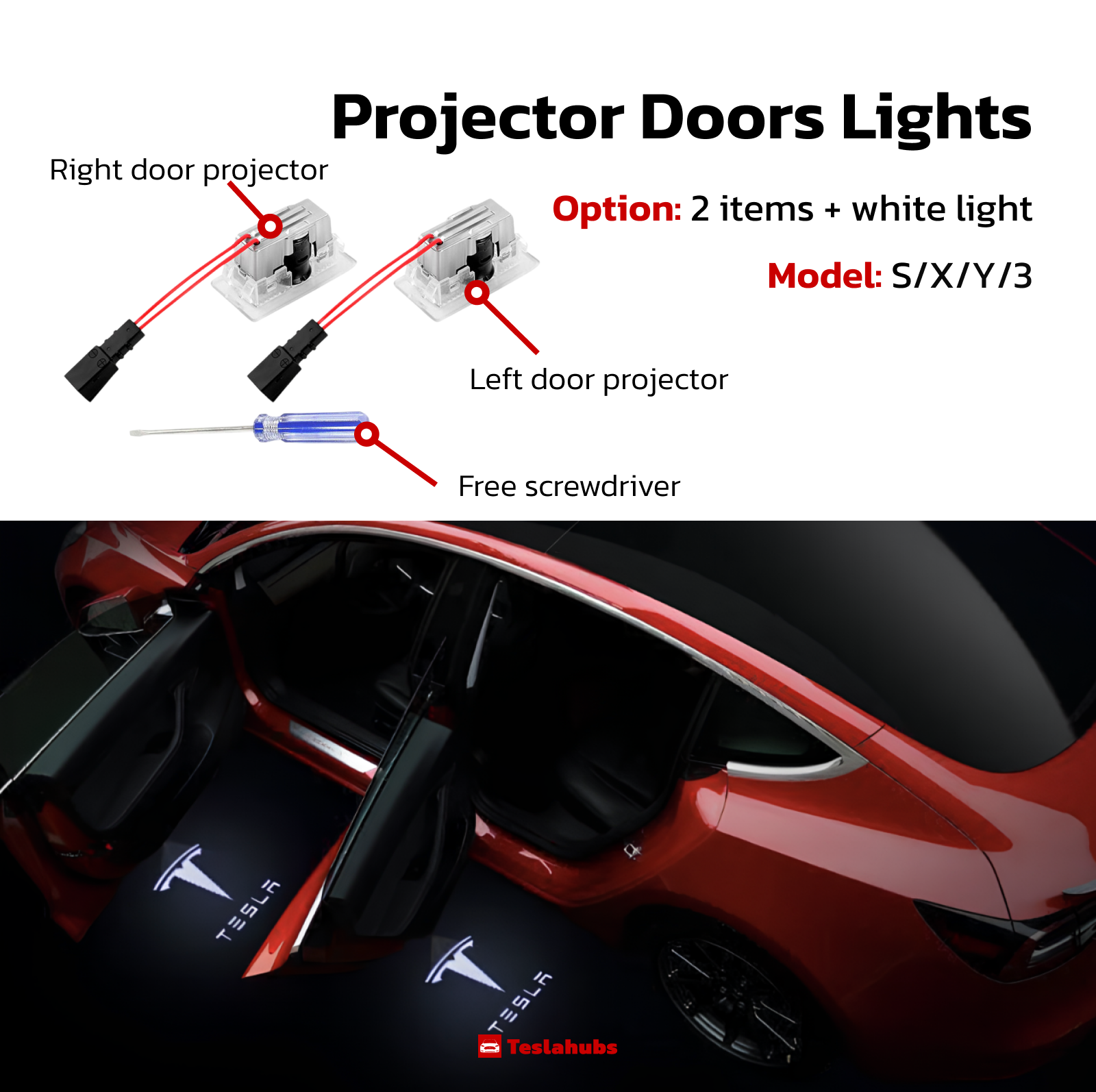 Teslahubs™ Lights Protector : Film protecteur fumigé pour les phares avant et arrière 