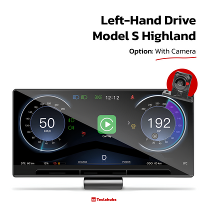 Teslahubs™ DashConnect – Touch Screen CarPlay Dashboard