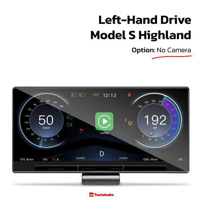 Teslahubs™ DashConnect – Touch Screen CarPlay Dashboard