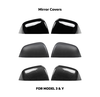 TeslaHubs™ Mirror Covers for Model 3 / Y