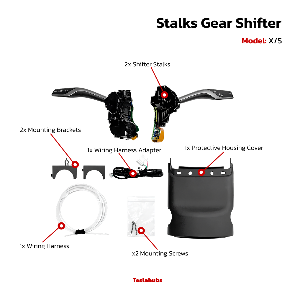 TeslaHubs  Stalks Gear Shifter