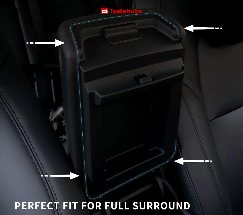 Teslahubs™ Mittelkonsolen-Armlehnenbezug für Tesla Model 3 / Y