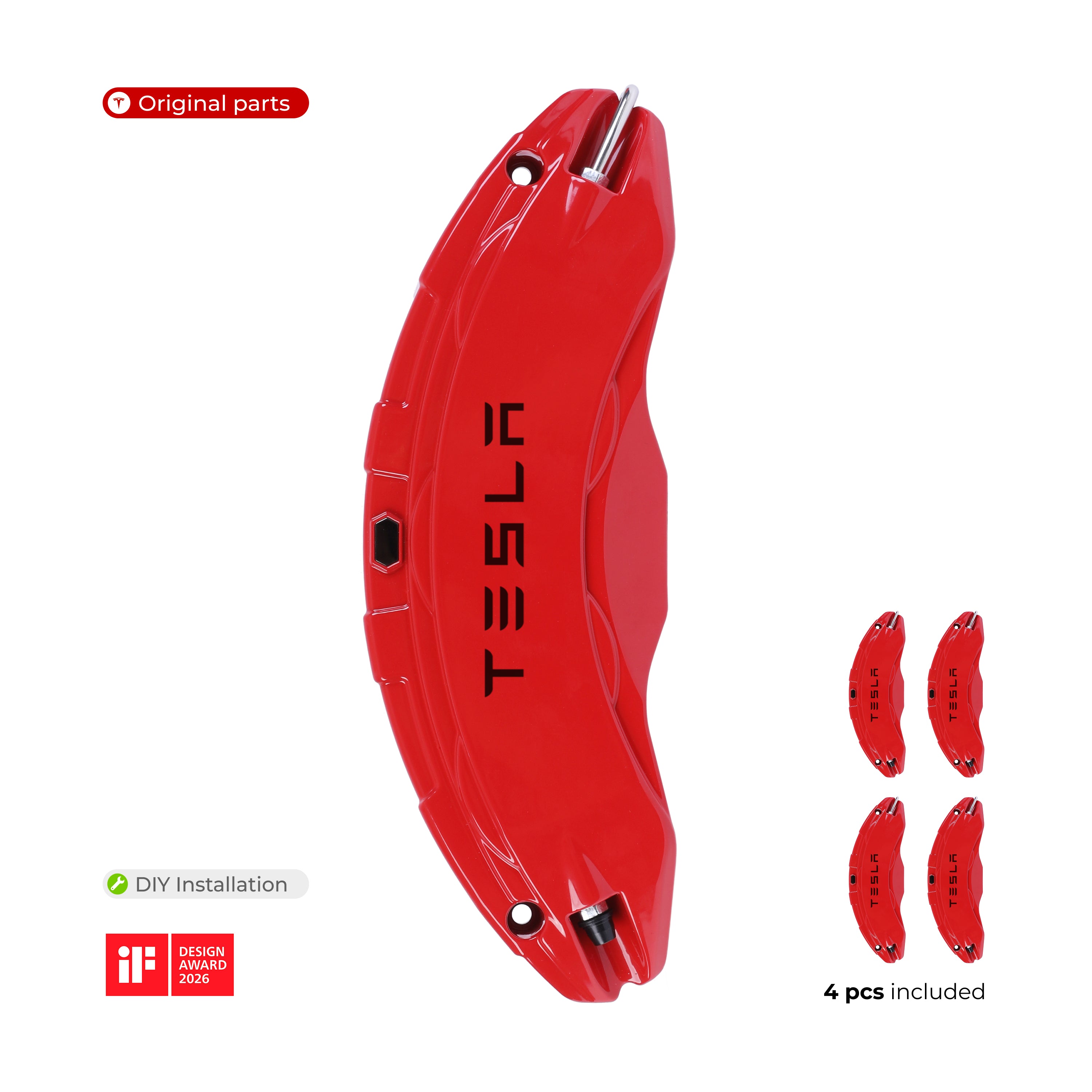 Couvre-étriers en aluminium TeslaHubs™