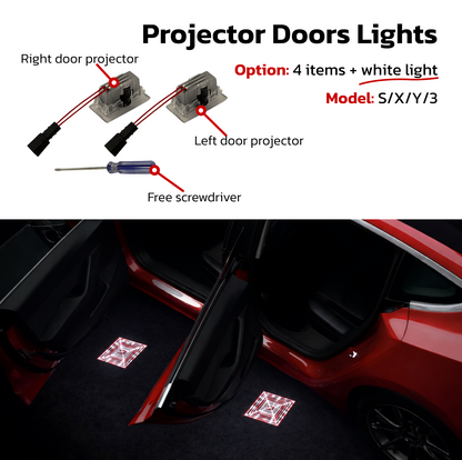Teslahubs™ Projector Doors Lights