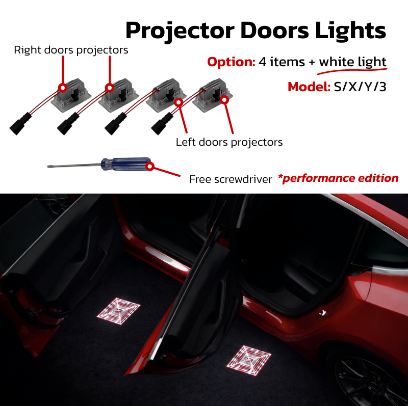 Teslahubs™ Projector Doors Lights