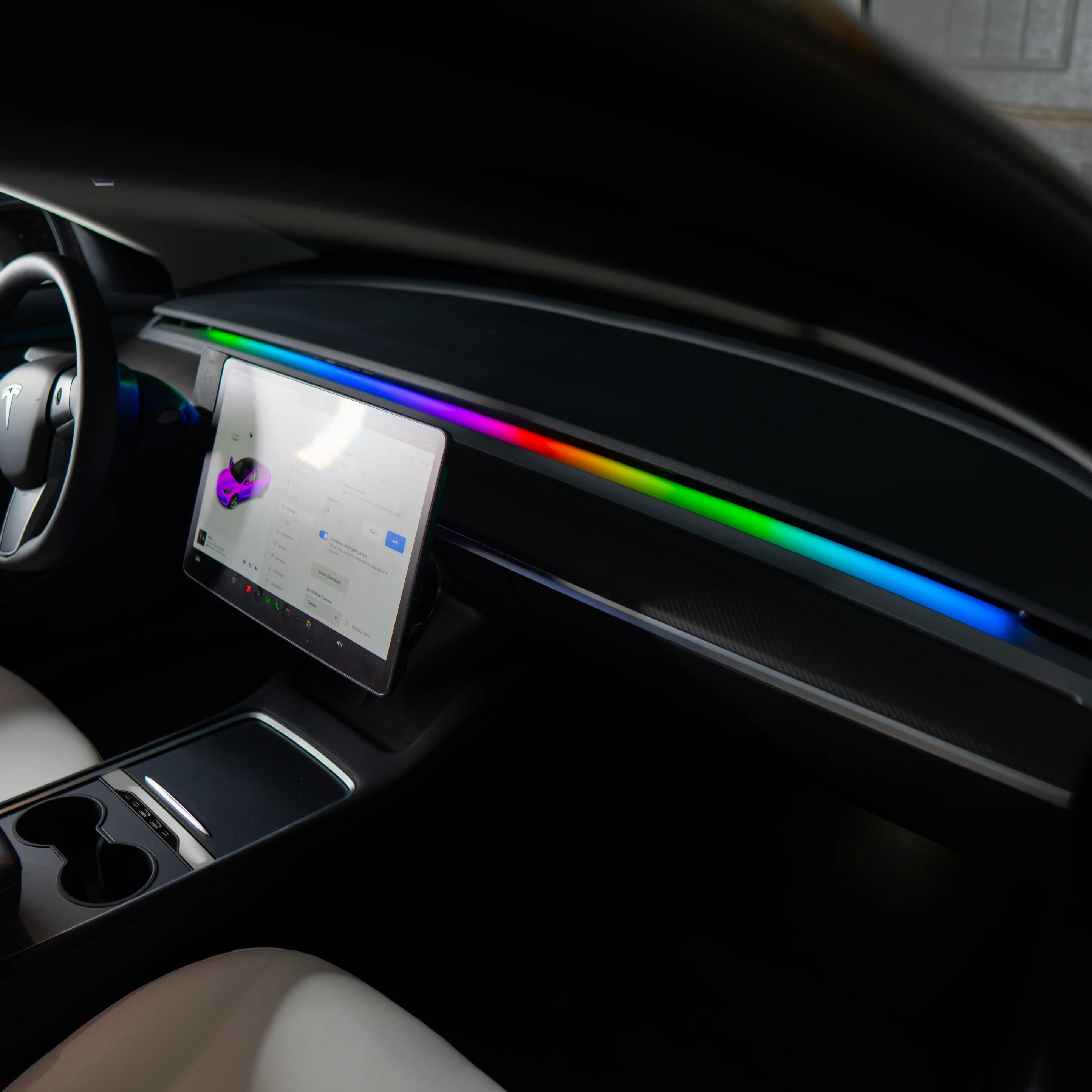 TeslaHubs™ RGB Dash Light