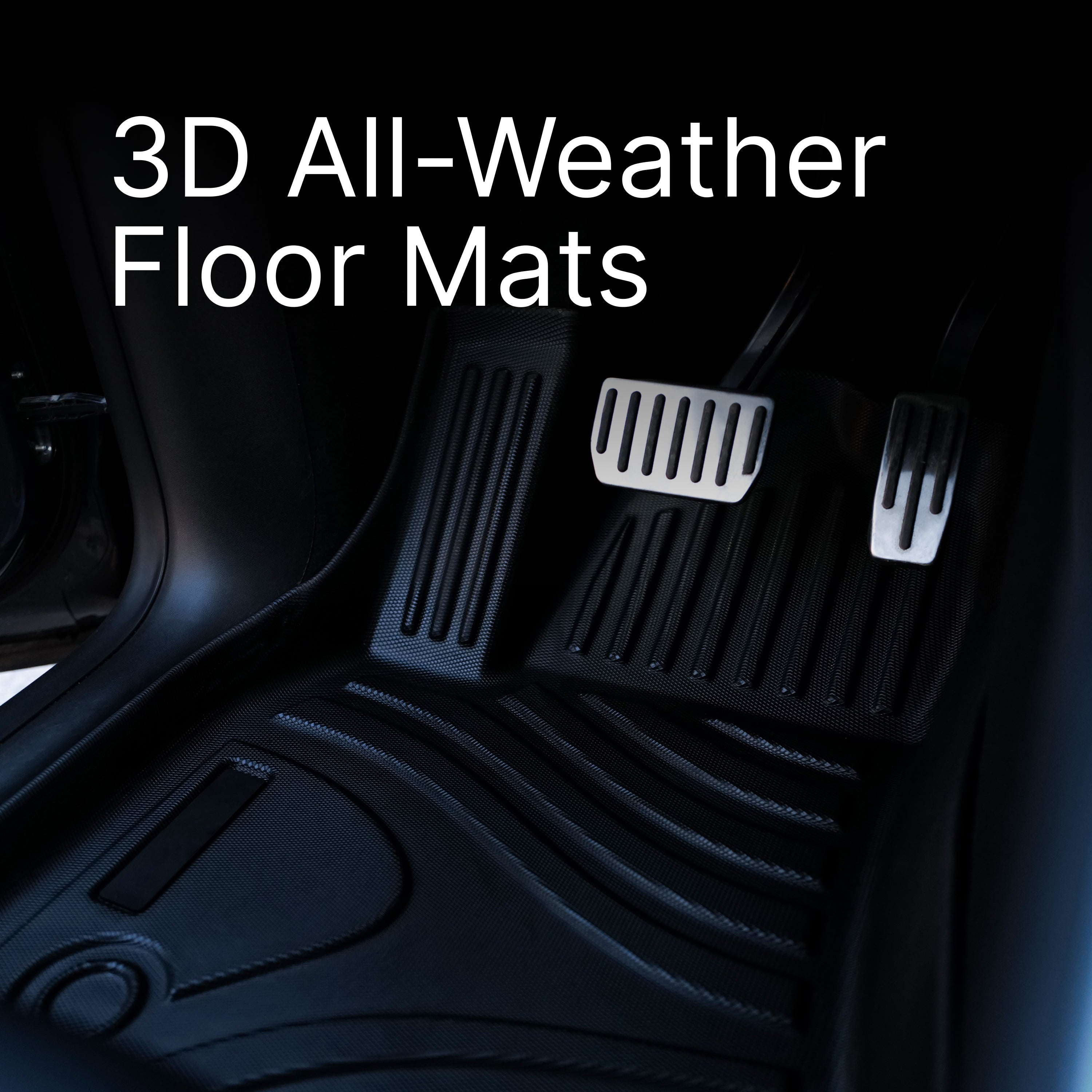 3D All-Weather Floor Mats for Tesla