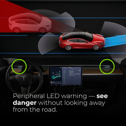 TeslaHubs™ RGB Armaturenbrettbeleuchtung mit BLIS