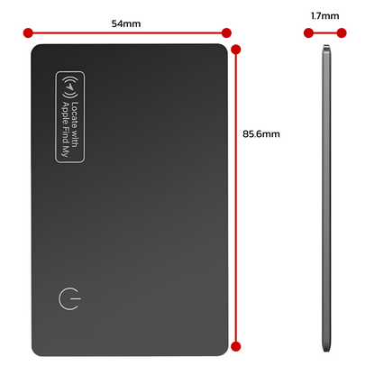 TeslaHubs™ ThinFind - Wireless FindMy Compatible AirTag Card