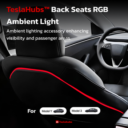 TeslaHubs™ Back Seats RGB Ambient Light