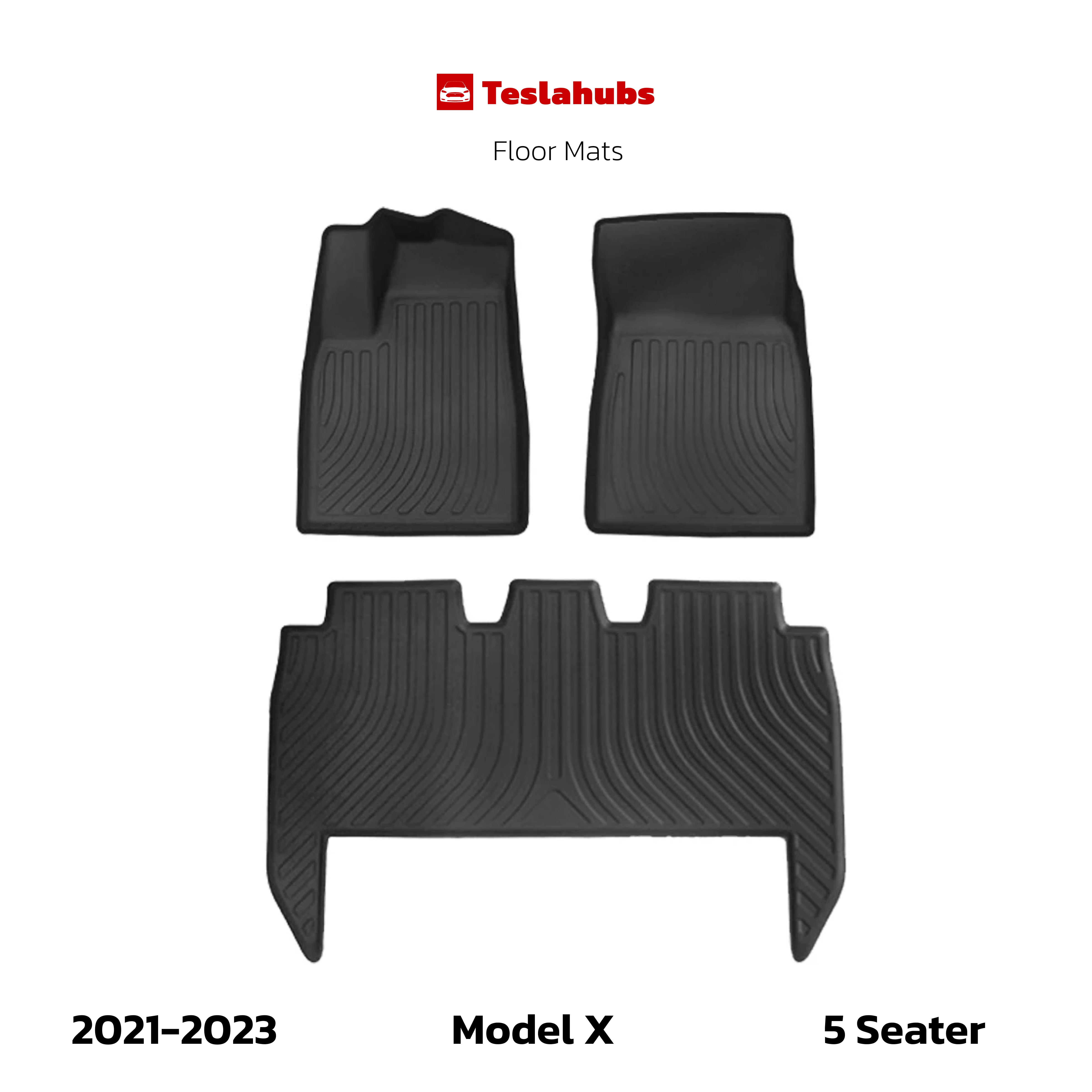 Teslahubs™ All Weather Mats For Model S/X