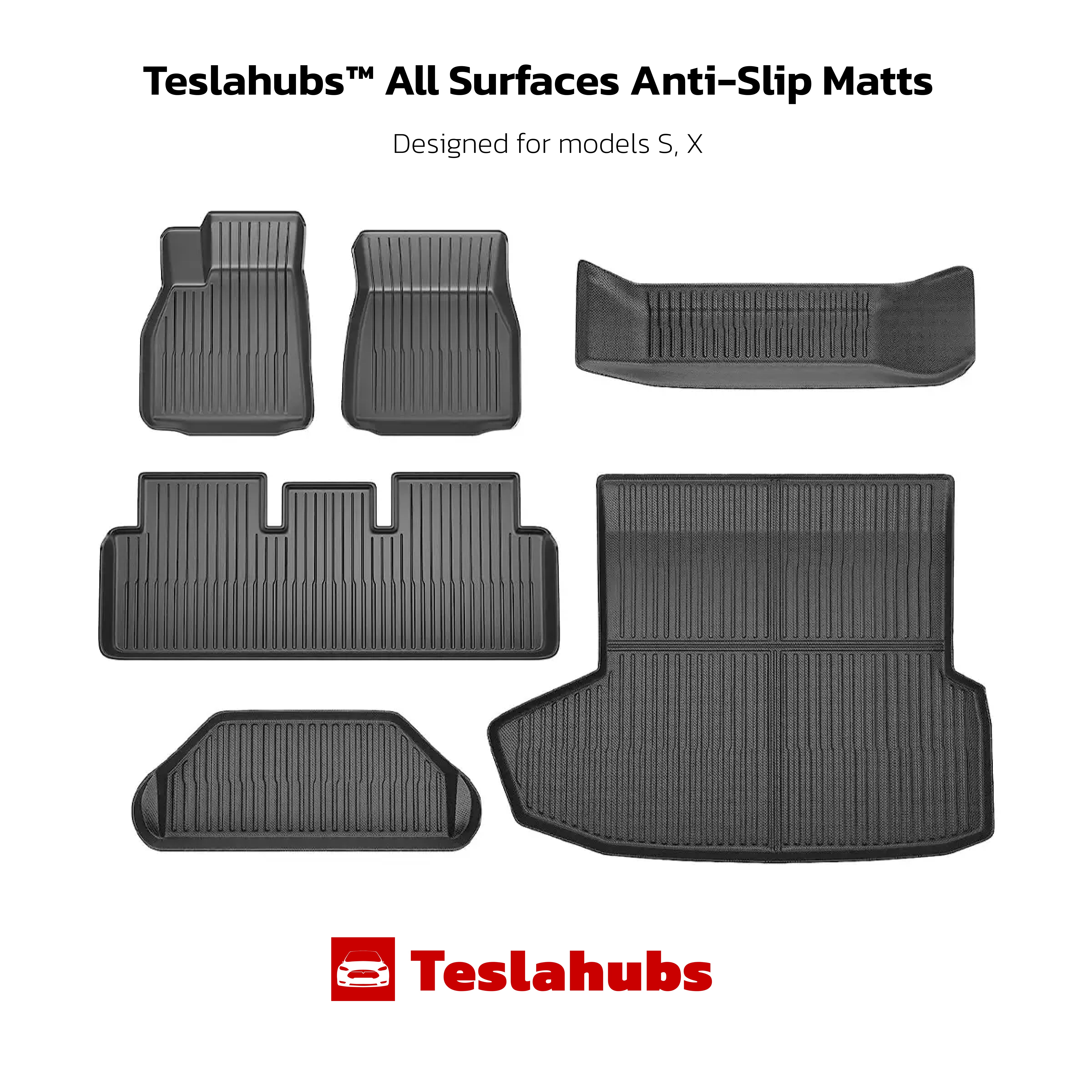 Tapis toutes saisons Teslahubs™ pour modèle S/X 