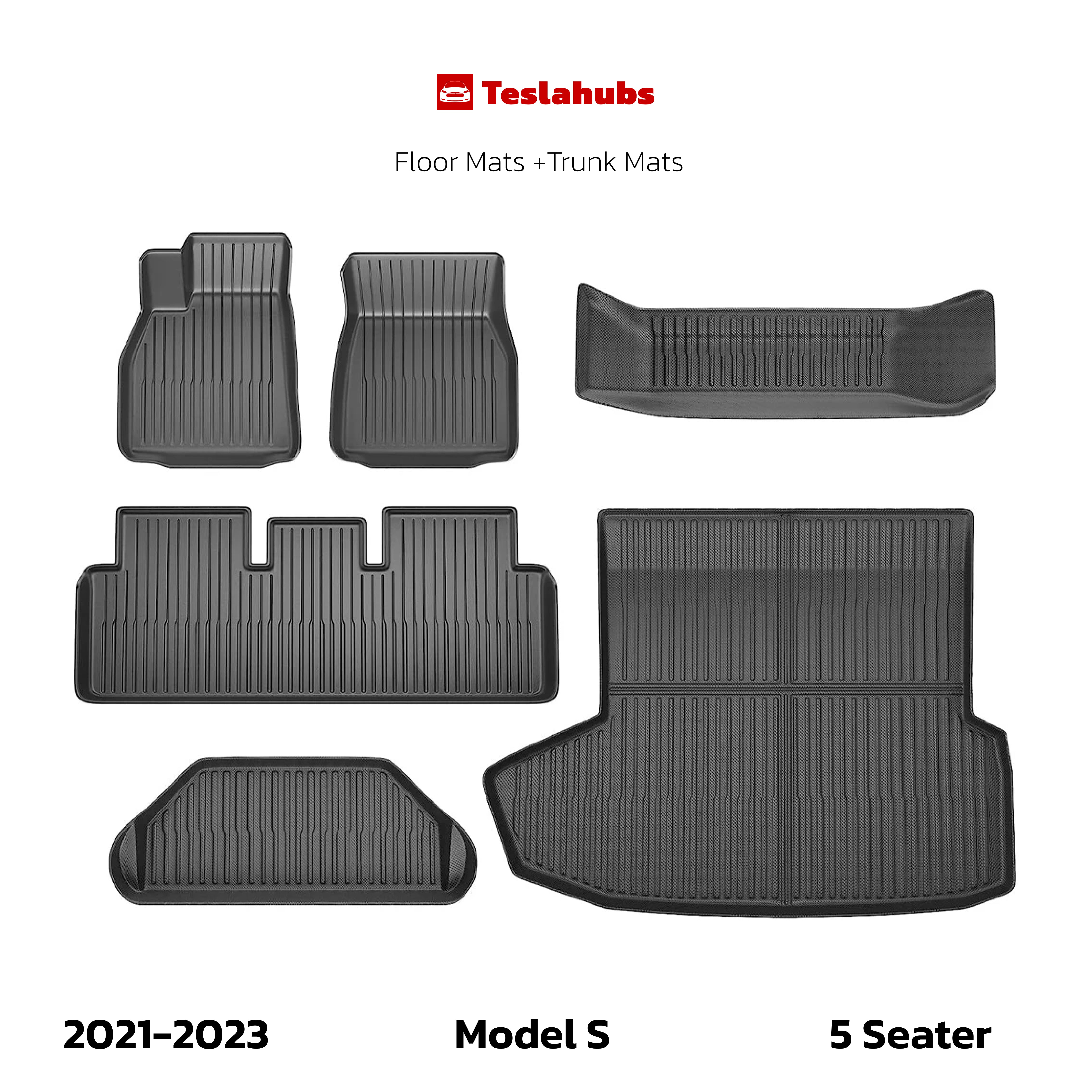 Teslahubs™ All Weather Mats For Model S/X