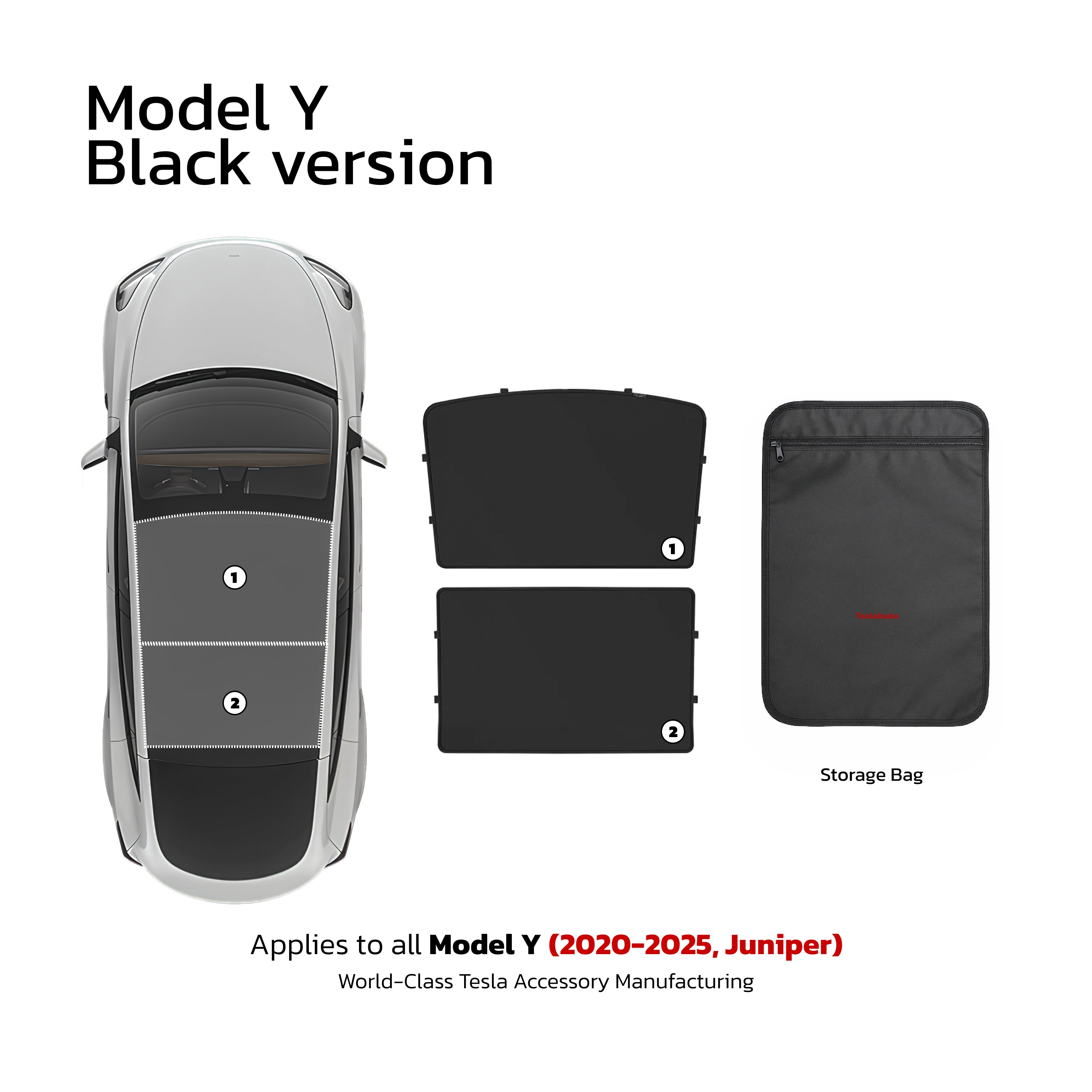 Teslahubs™ Roof Sunshade Pro Kit
