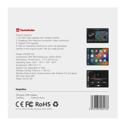 Teslahubs™ MagicBox - Kit CarPlay pour Y, 3, S, X, Cybertruck