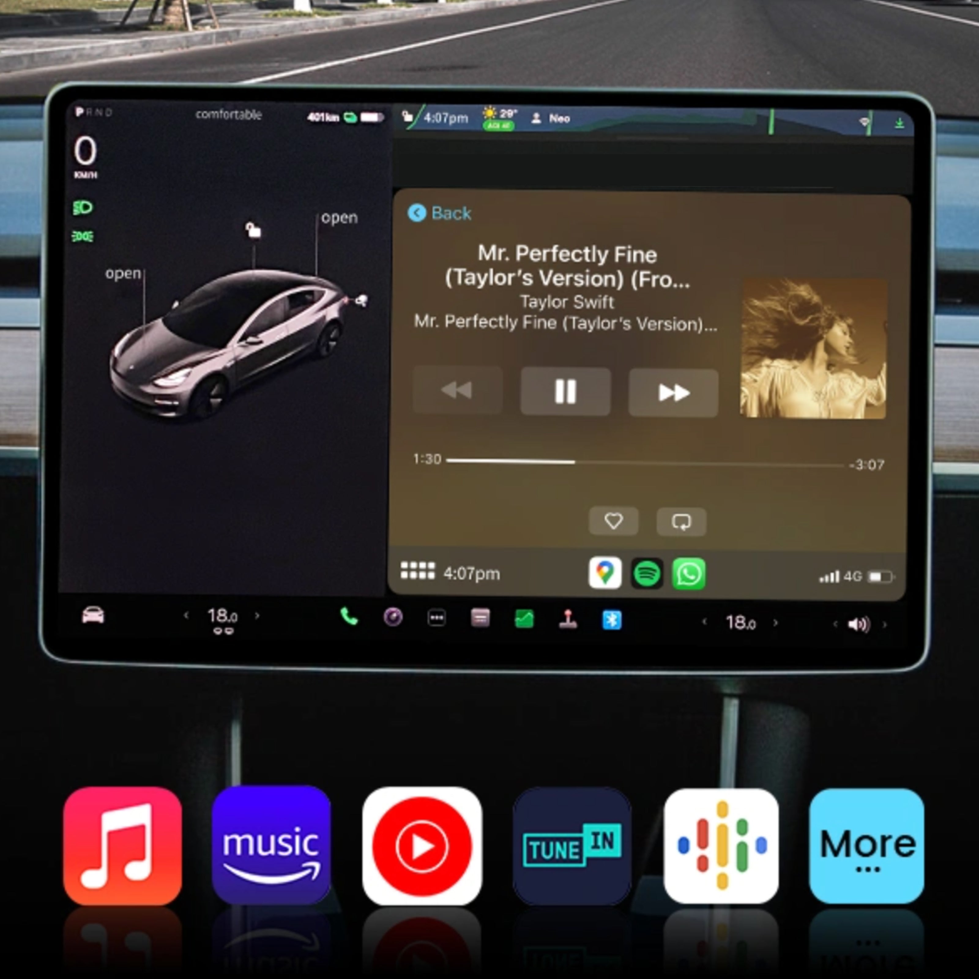 Teslahubs™ MagicBox - CarPlay Kit for Y, 3, S, X, Cybertruck