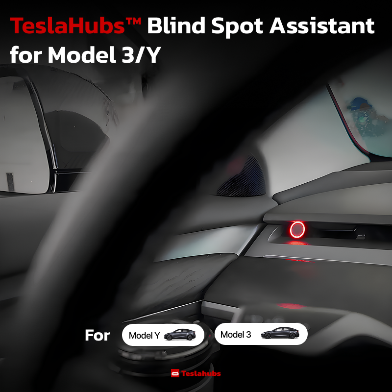 TeslaHubs™ (BLIS) Blind Spot Monitor System