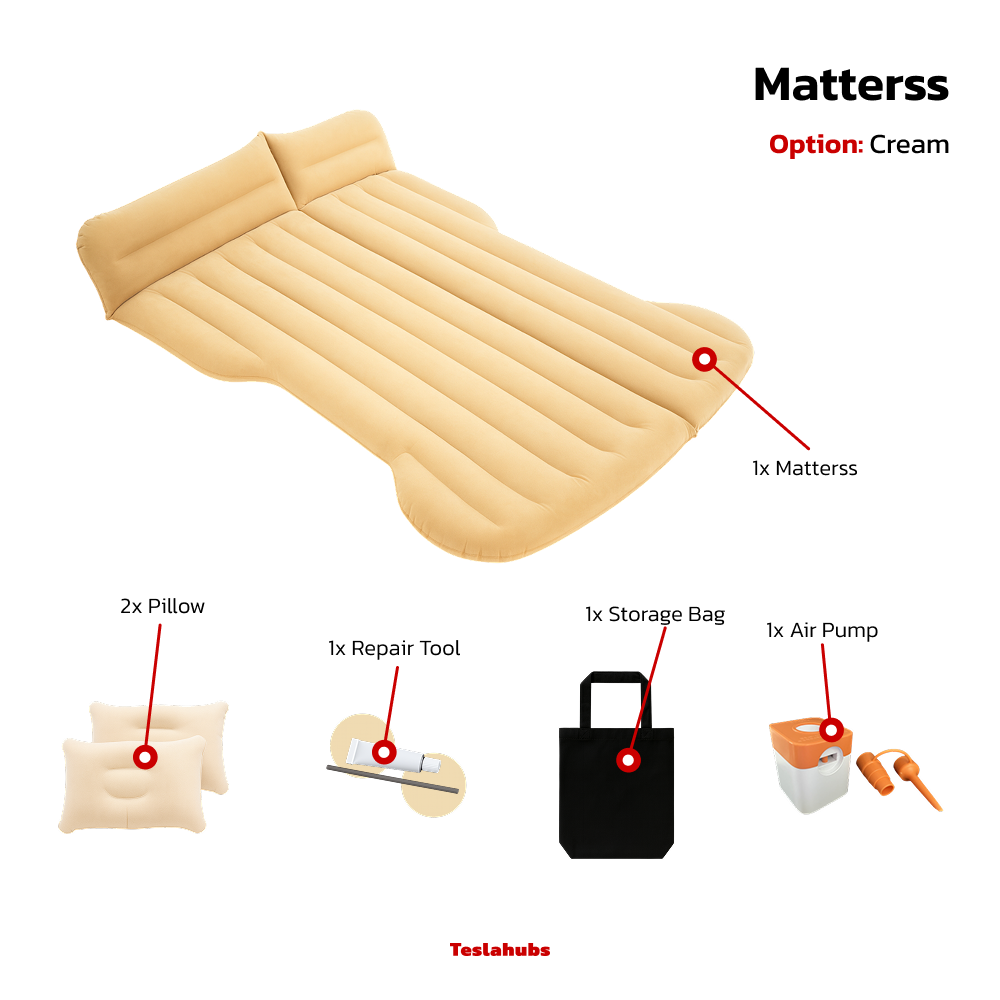 Teslahubs™ Cloud Soft Air Mattress