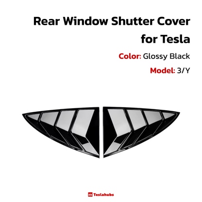 Teslahubs™ Rear Window Shutter Cover