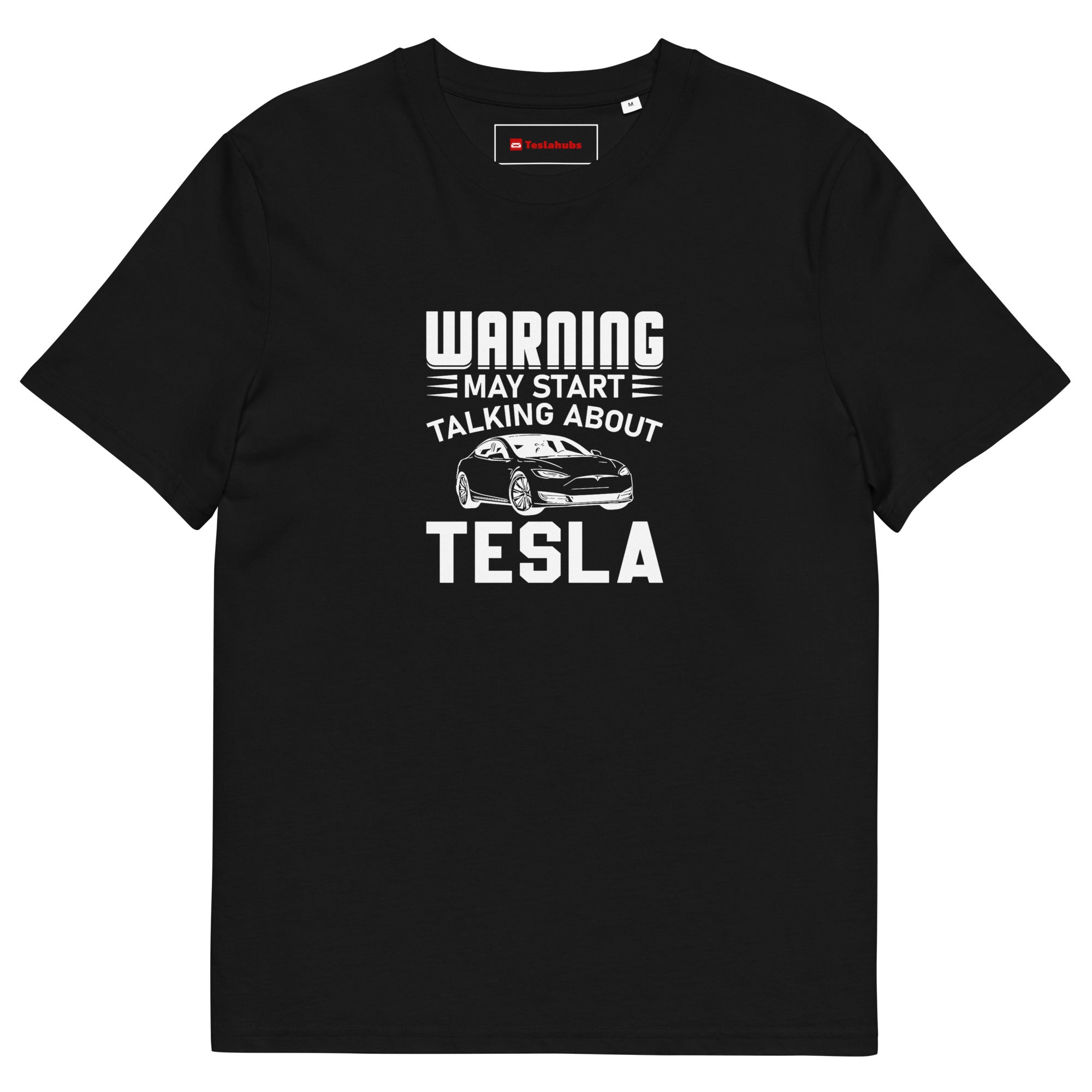 WARNING unisex organic cotton t-shirt