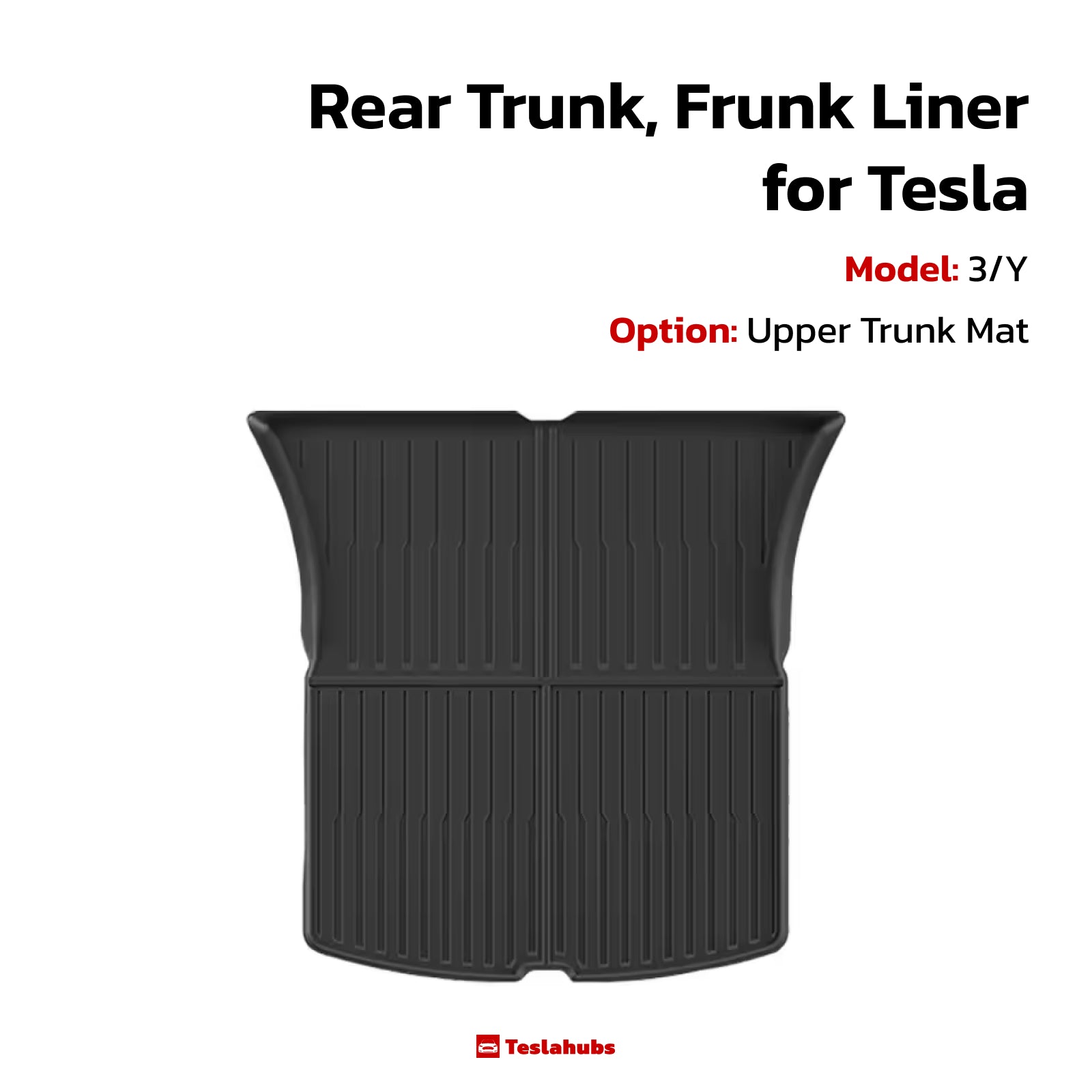 Teslahubs™ Rear Trunk, Frunk Liner for Tesla